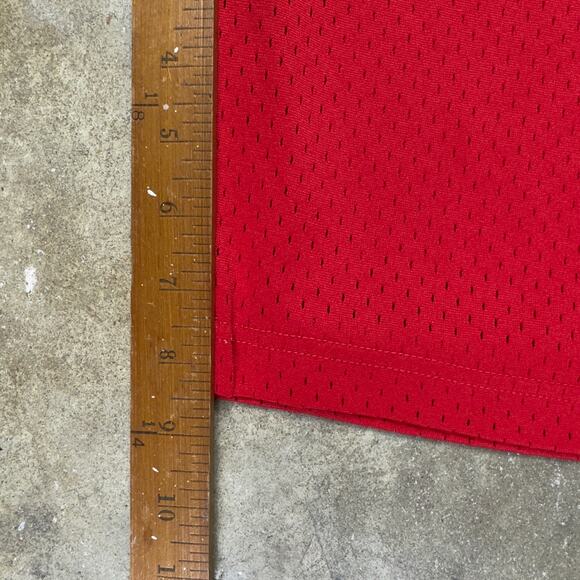 Mitchell & Ness NBA 76ers Hardwood Classics Shorts 4XL Red Blue Mesh Retro - Picture 9 of 10